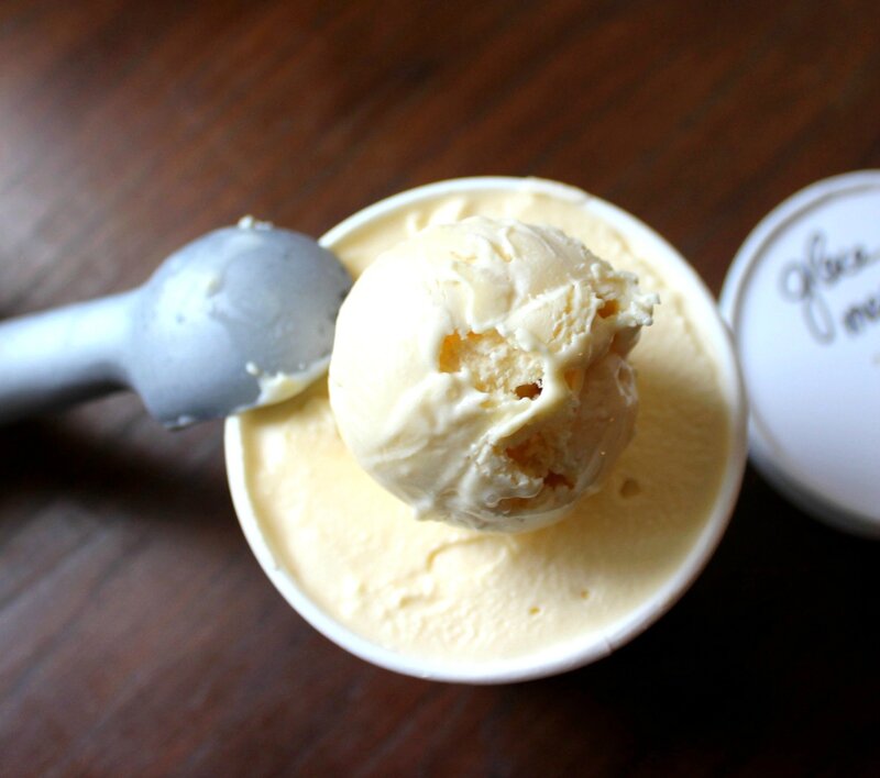 Glace mascarpone bubble gum