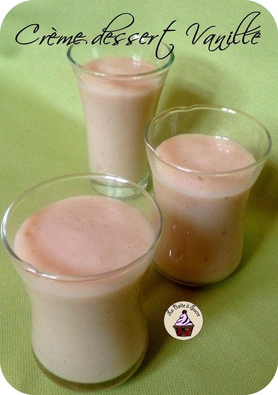 Crème dessert à la Vanille