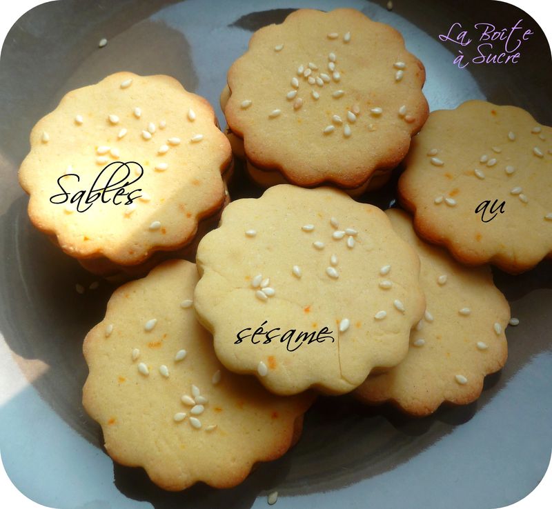 Sablés au sésame Sablés au sésame