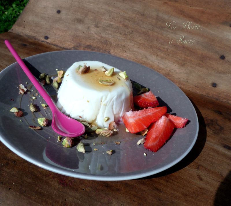 Kulfi comme une Pana cotta