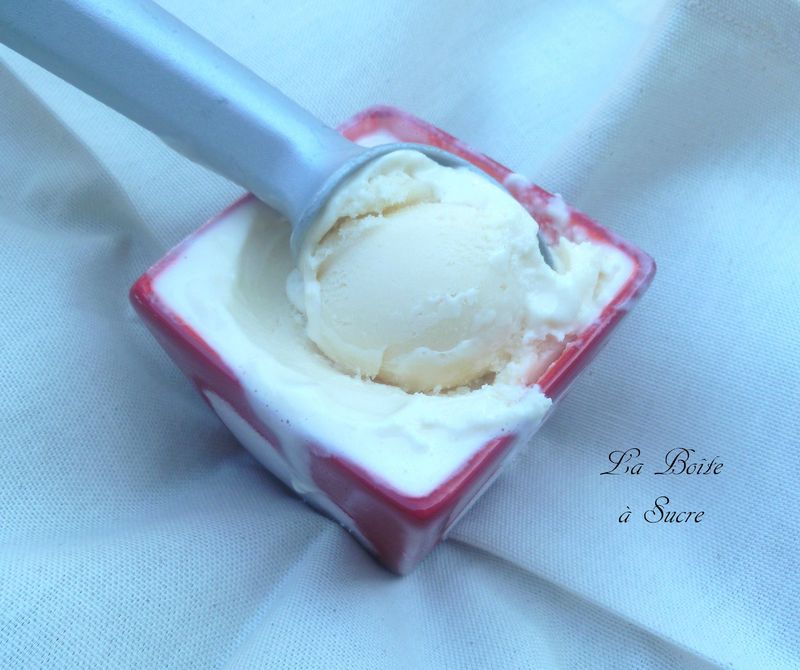 Glace au lait d’amande