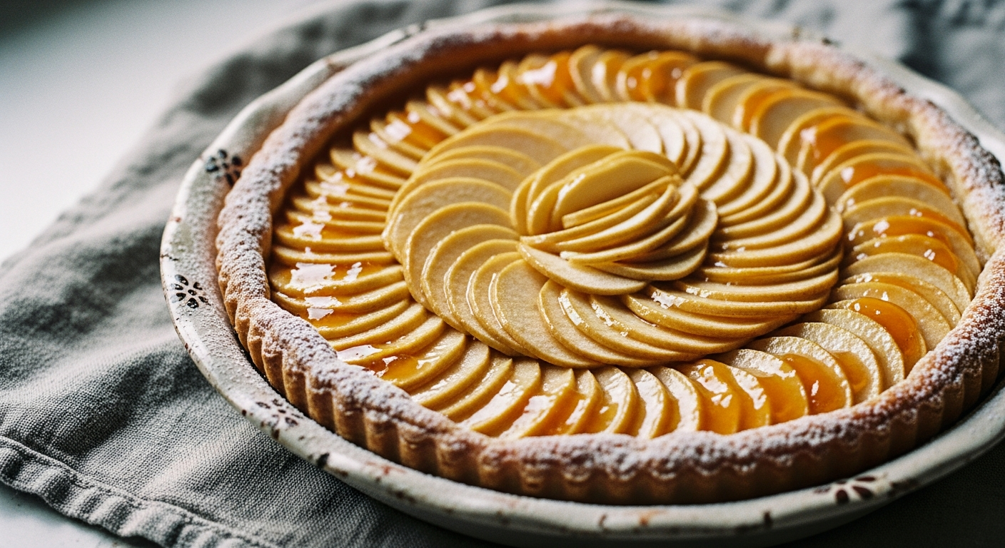 Tarte aux pommes à l'Alsacienne