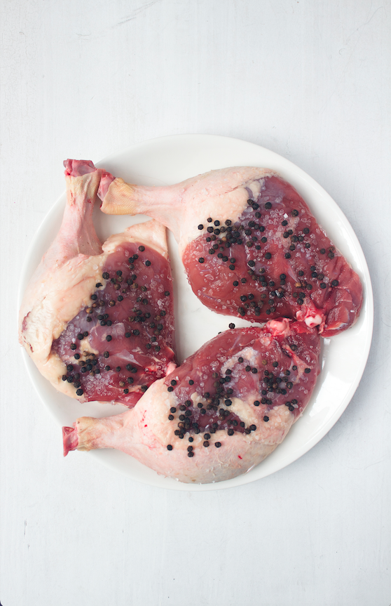 Faire des rillettes de canard françaises (rillettes de canard).